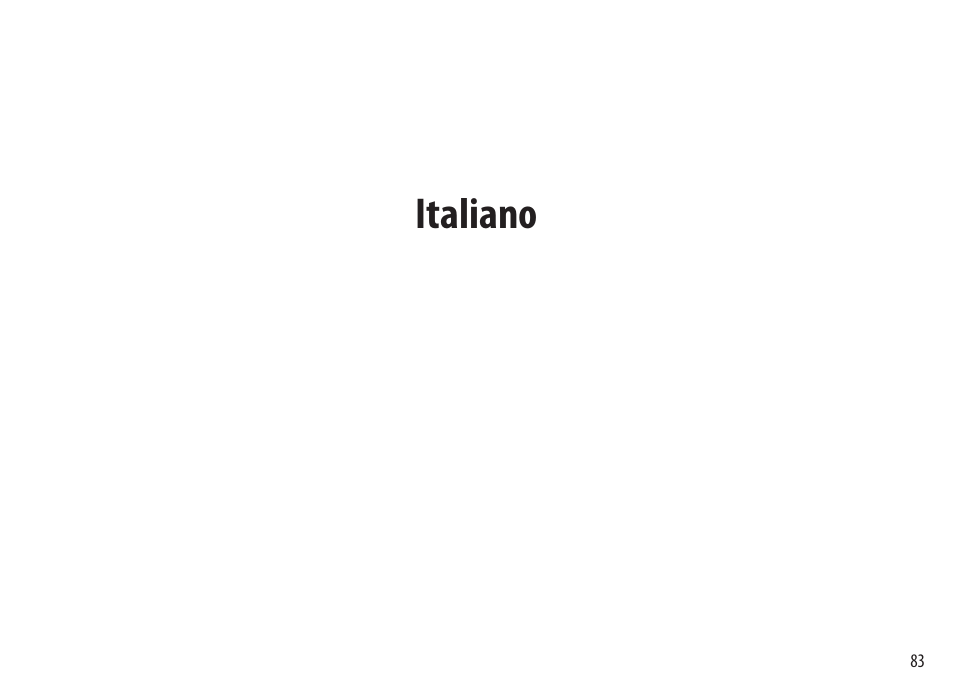Italiano | Bushnell Image View 111545 User Manual | Page 83 / 124