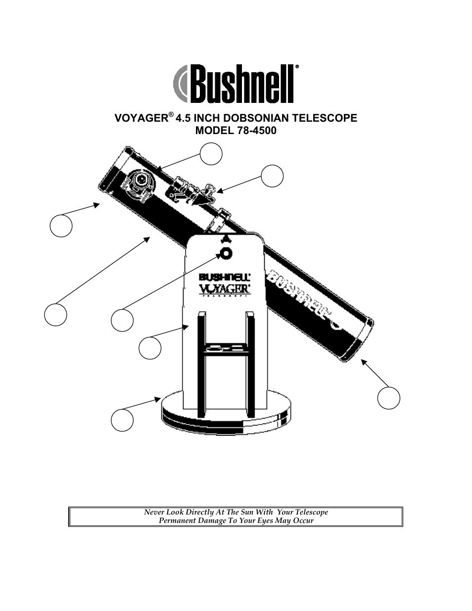 Bushnell VOYAGER 78-4500 User Manual | 7 pages