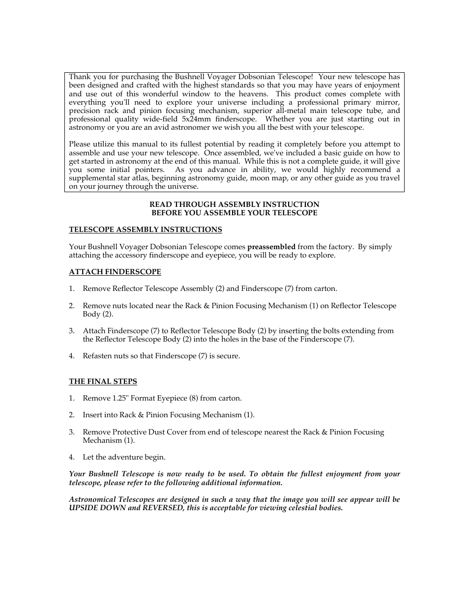 Bushnell VOYAGER 78-4500 User Manual | Page 2 / 7