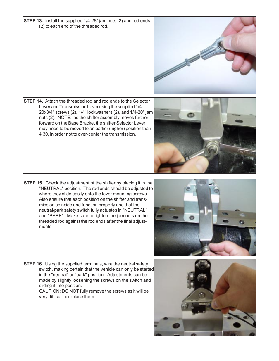 B&M 81011 MANUAL STREET ROD SHIFTER, 15 TALL STICK User Manual | Page 6 / 9