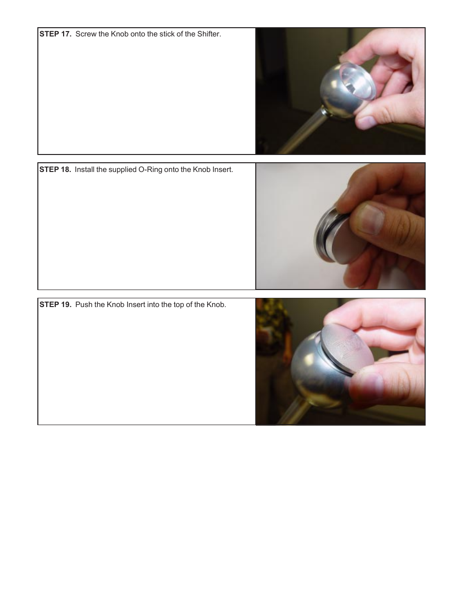 B&M 81011 MANUAL STREET ROD SHIFTER, 15 TALL STICK User Manual | Page 7 / 9