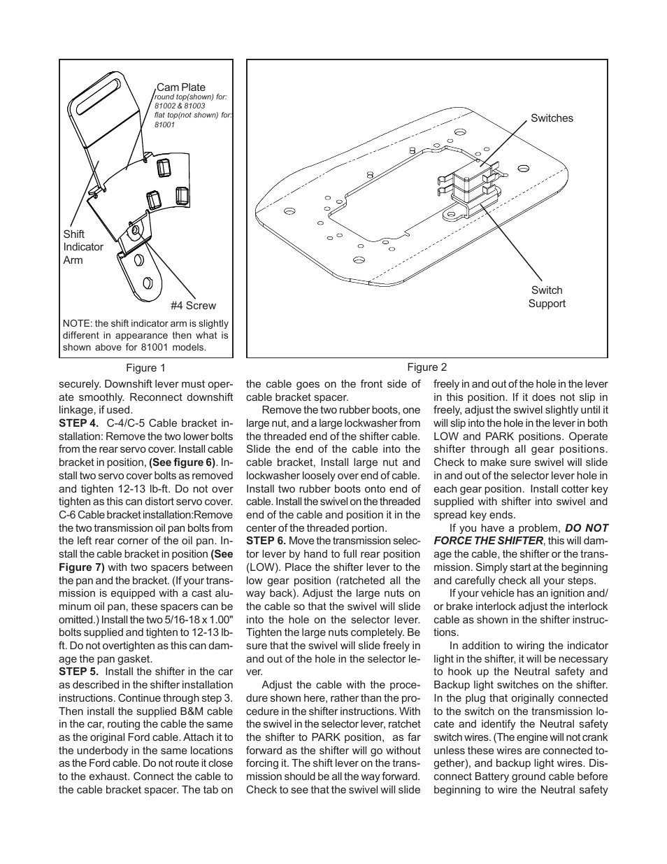 B&M 81020 HAMMER CONVERSION KIT User Manual | Page 2 / 4