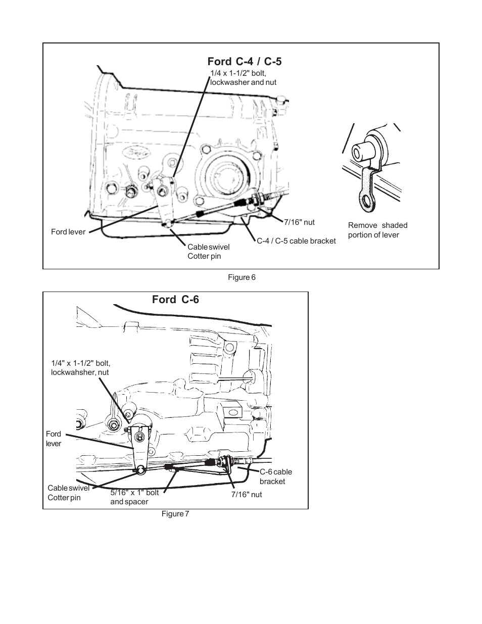 Ford c-4 / c-5, Ford c-6 | B&M 81020 HAMMER CONVERSION KIT User Manual | Page 4 / 4