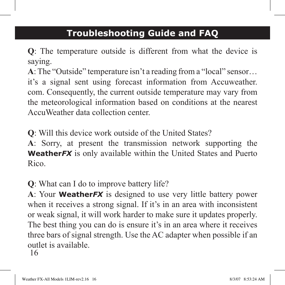 Bushnell 950007 User Manual | Page 16 / 27