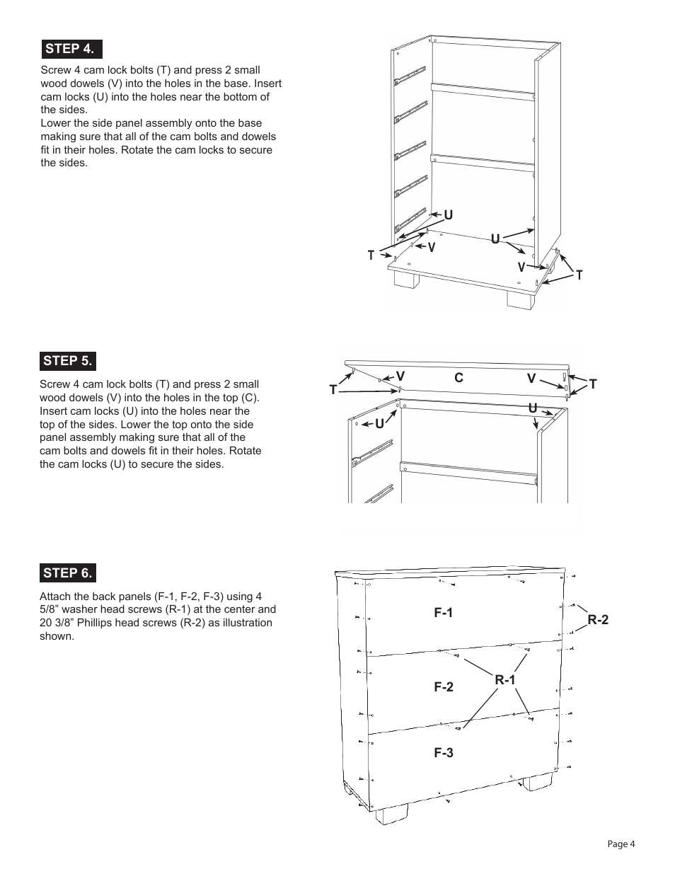 Babyletto Modo 5 Drawer Dresser User Manual | Page 4 / 6