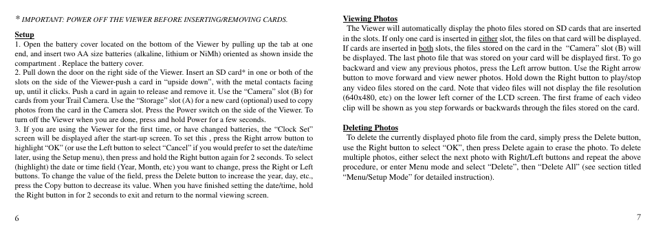 Bushnell TRAILSCOUT Nov-00 User Manual | Page 4 / 44
