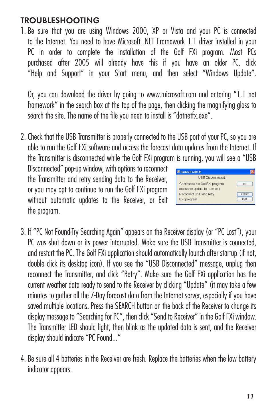 Bushnell WEATHERFX 960071C User Manual | Page 11 / 14