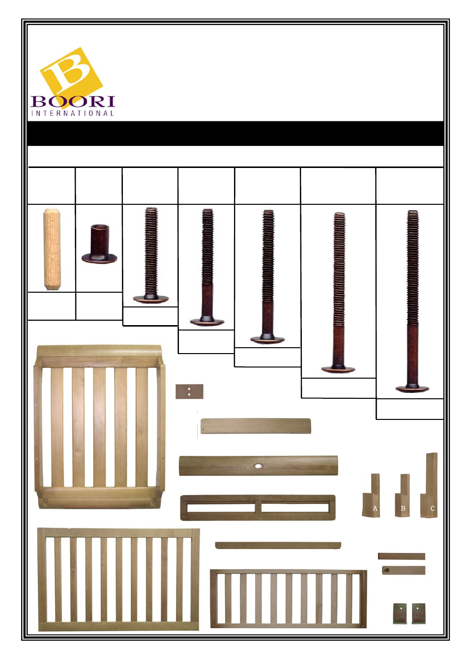 Boori Baby to Youth King Single Bed BO-B2Y User Manual | 4 pages