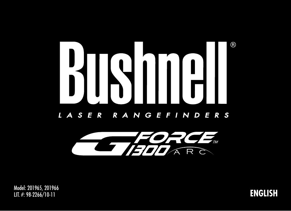 Bushnell 201965 User Manual | 74 pages