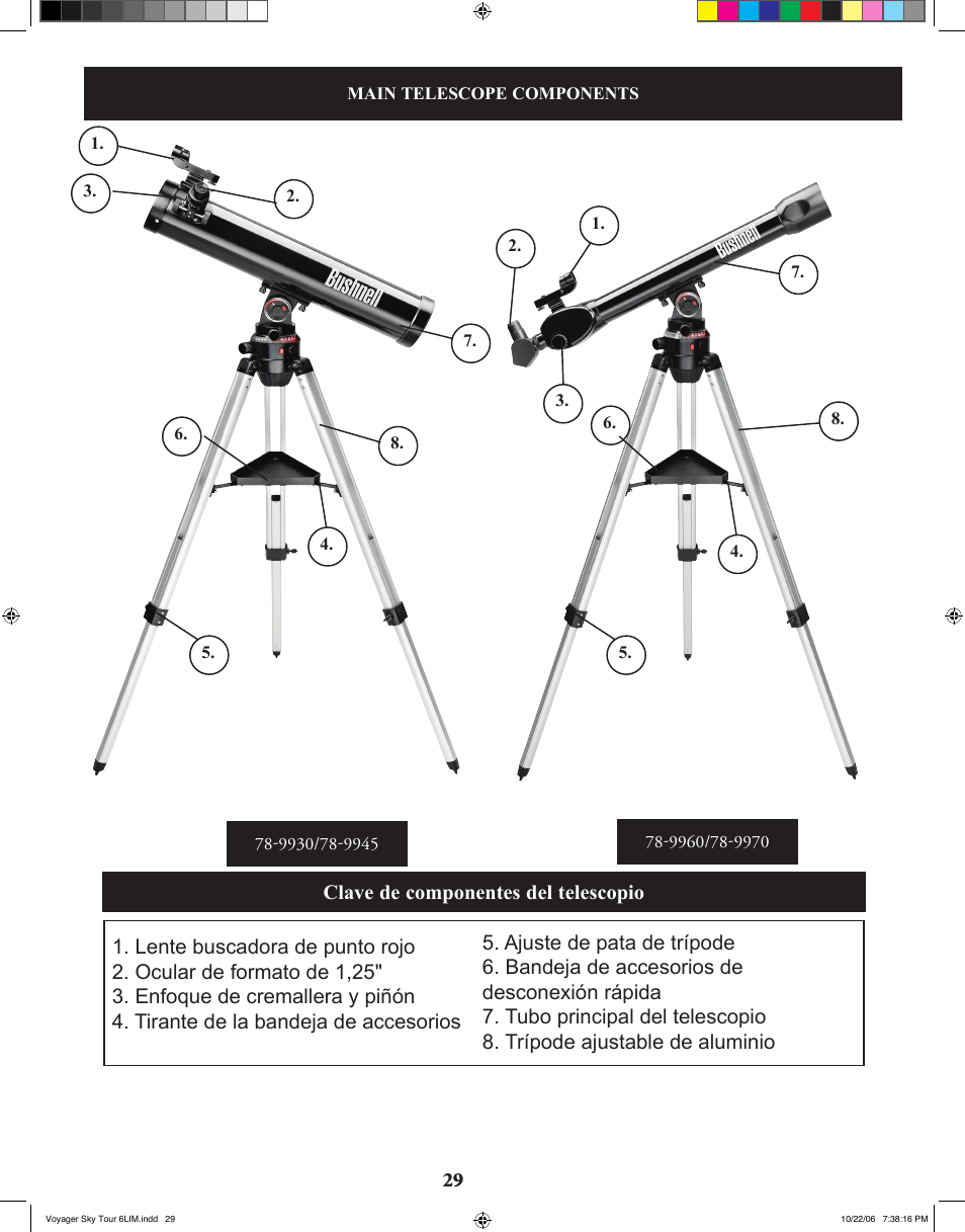 Bushnell 78-9960 User Manual | Page 29 / 74