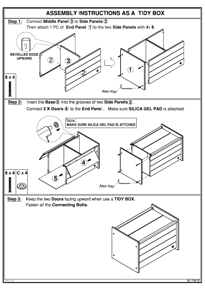 Bc-tib说明书-2 | Boori Tidy Box BC-TIB User Manual | Page 3 / 4