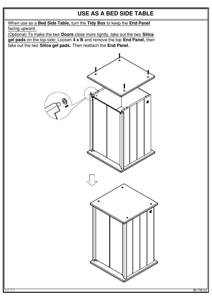 Bc-tib说明书-3 | Boori Tidy Box BC-TIB User Manual | Page 4 / 4