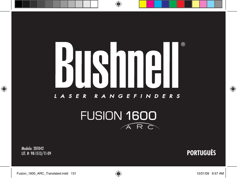 Português | Bushnell Fusion 201042 User Manual | Page 131 / 156