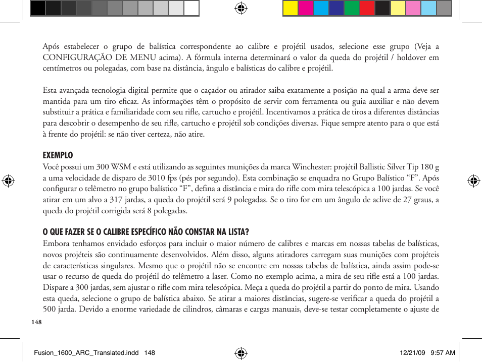 Bushnell Fusion 201042 User Manual | Page 148 / 156