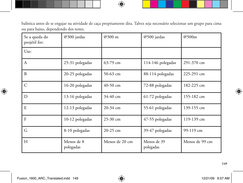 Bushnell Fusion 201042 User Manual | Page 149 / 156