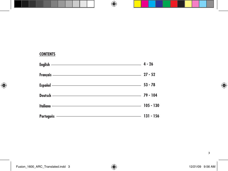 Bushnell Fusion 201042 User Manual | Page 3 / 156