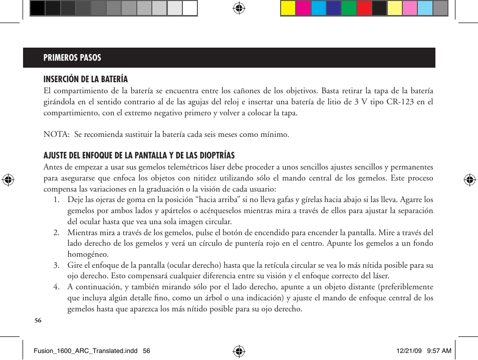 Bushnell Fusion 201042 User Manual | Page 56 / 156