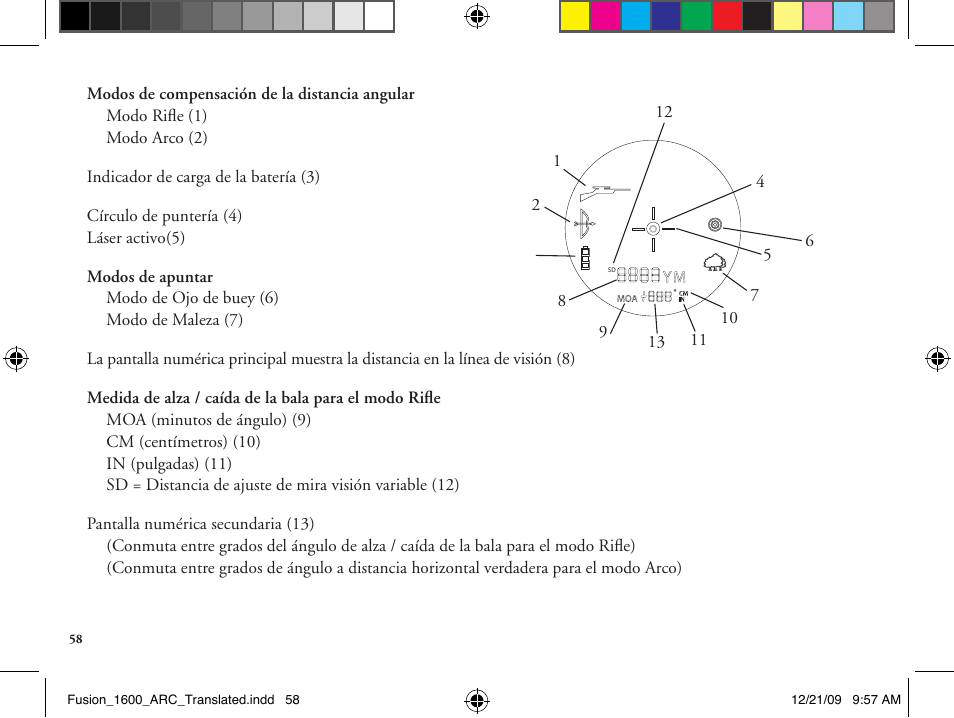 Bushnell Fusion 201042 User Manual | Page 58 / 156