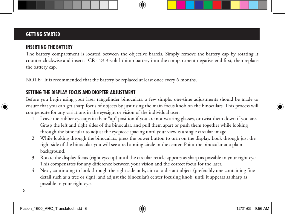 Bushnell Fusion 201042 User Manual | Page 6 / 156