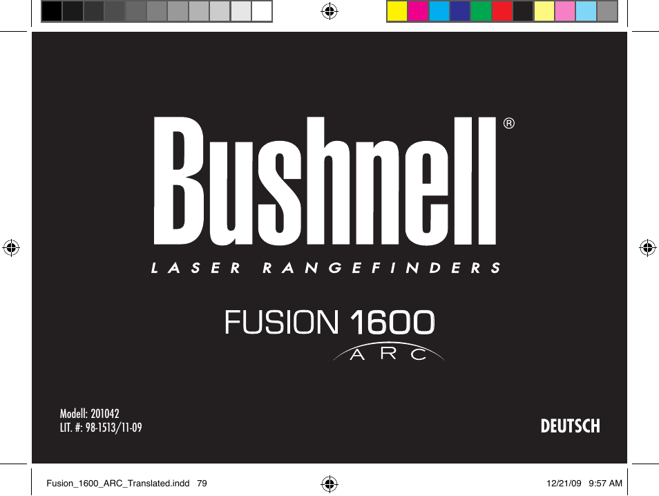 Deutsch | Bushnell Fusion 201042 User Manual | Page 79 / 156
