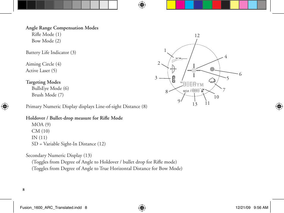 Bushnell Fusion 201042 User Manual | Page 8 / 156