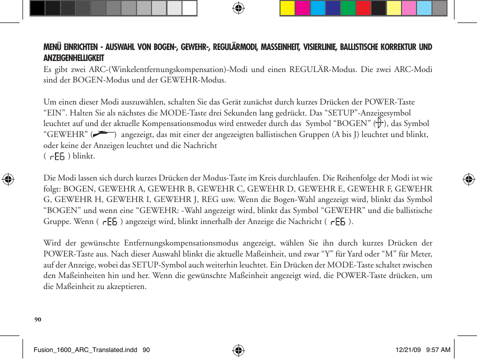 Bushnell Fusion 201042 User Manual | Page 90 / 156