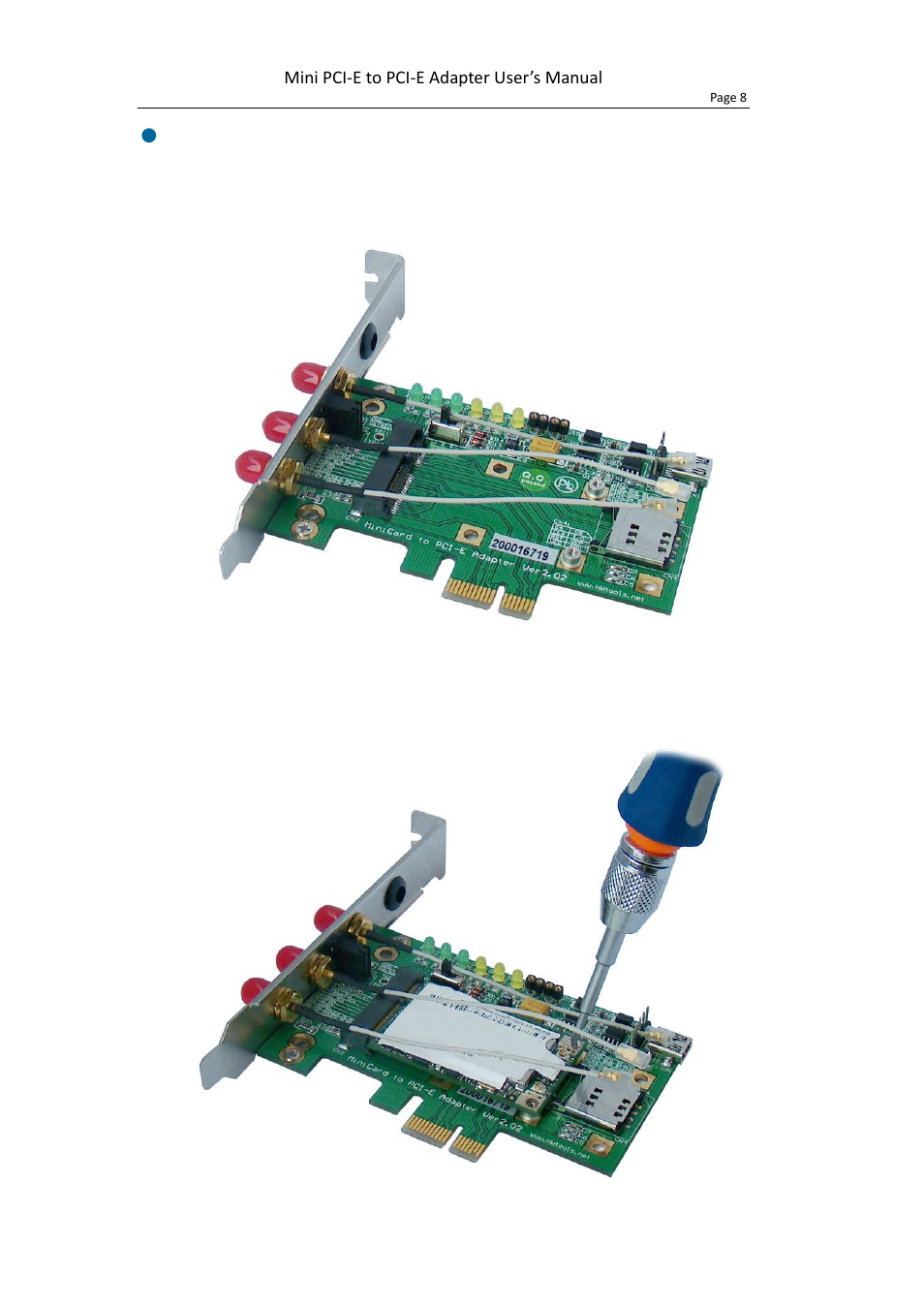 Desktop pc application _ wireless lan card | Bplus MP2A User Manual | Page 9 / 16