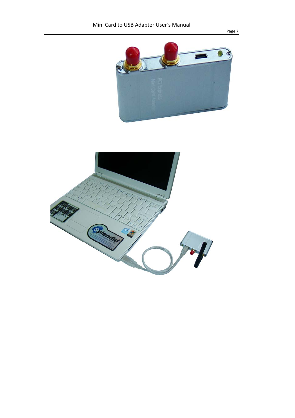 0 caution | Bplus USBMA User Manual | Page 8 / 8
