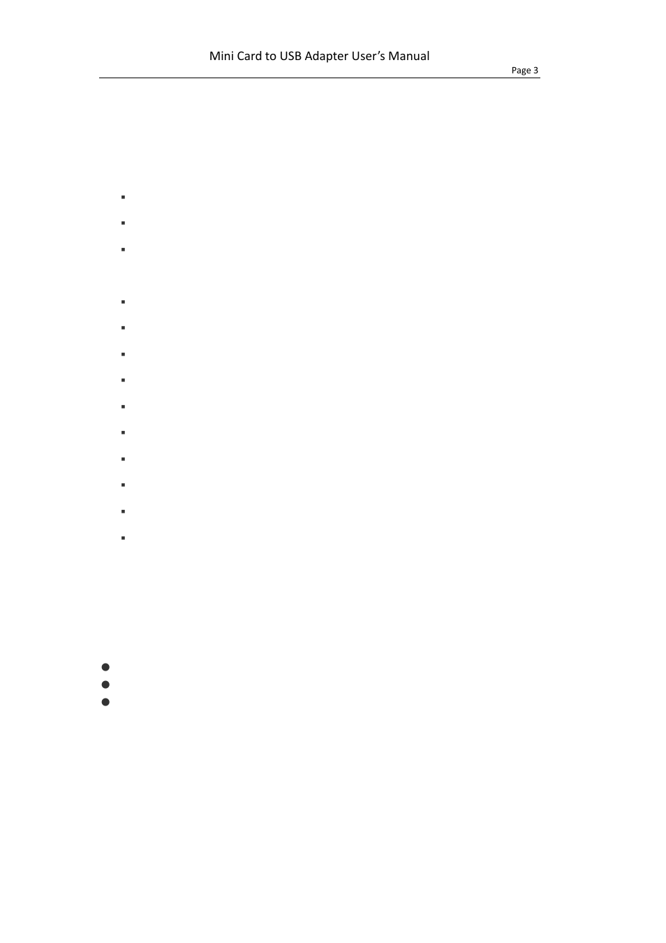 0 features, 0 system requirement | Bplus USBMV User Manual | Page 4 / 10