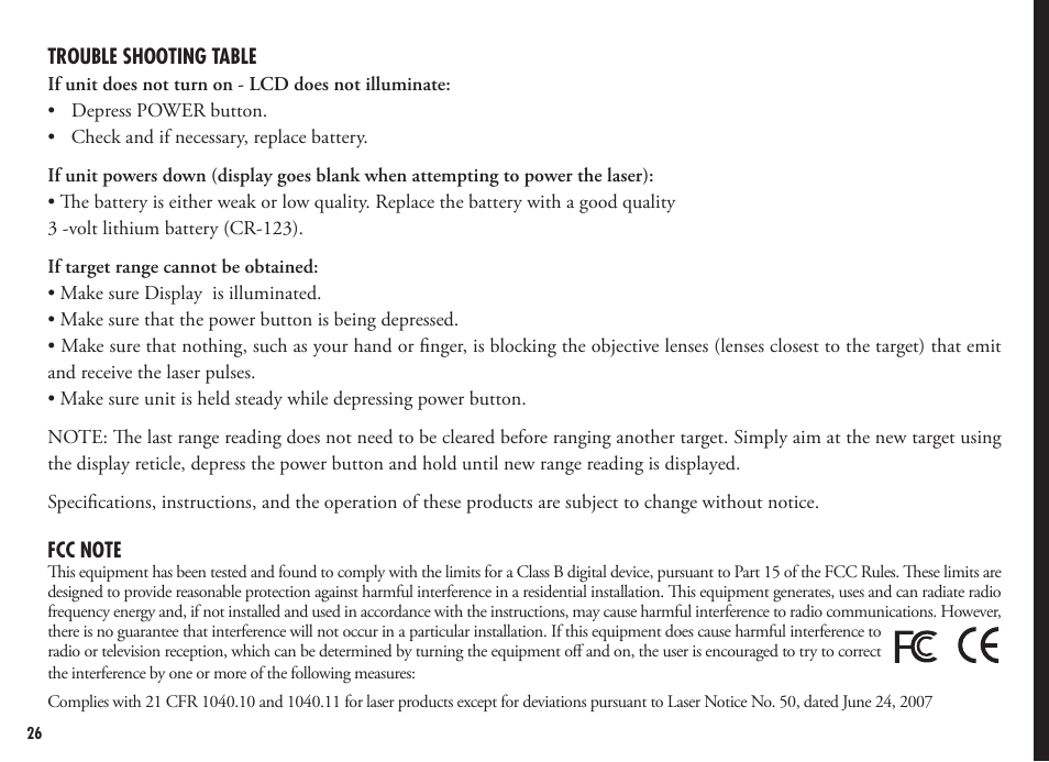 Bushnell FUSION 1600 201250 User Manual | Page 26 / 156