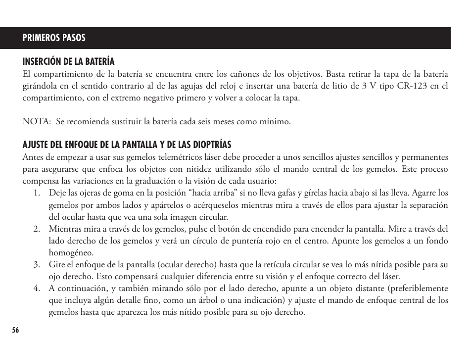 Bushnell FUSION 1600 201250 User Manual | Page 56 / 156
