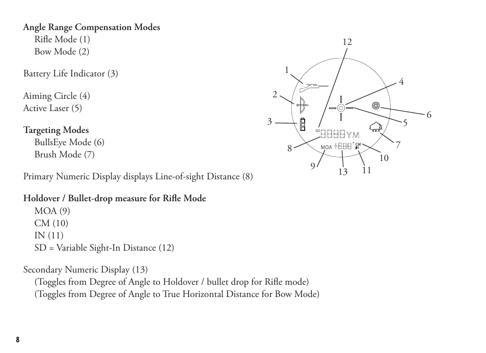 Bushnell FUSION 1600 201250 User Manual | Page 8 / 156