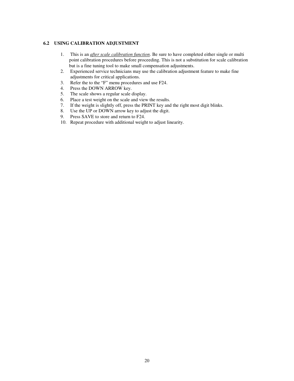 Salter Brecknell 304BP User Manual | Page 20 / 26