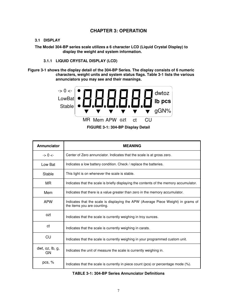 Dwtoz lb pcs ggn | Salter Brecknell 304BP User Manual | Page 7 / 26