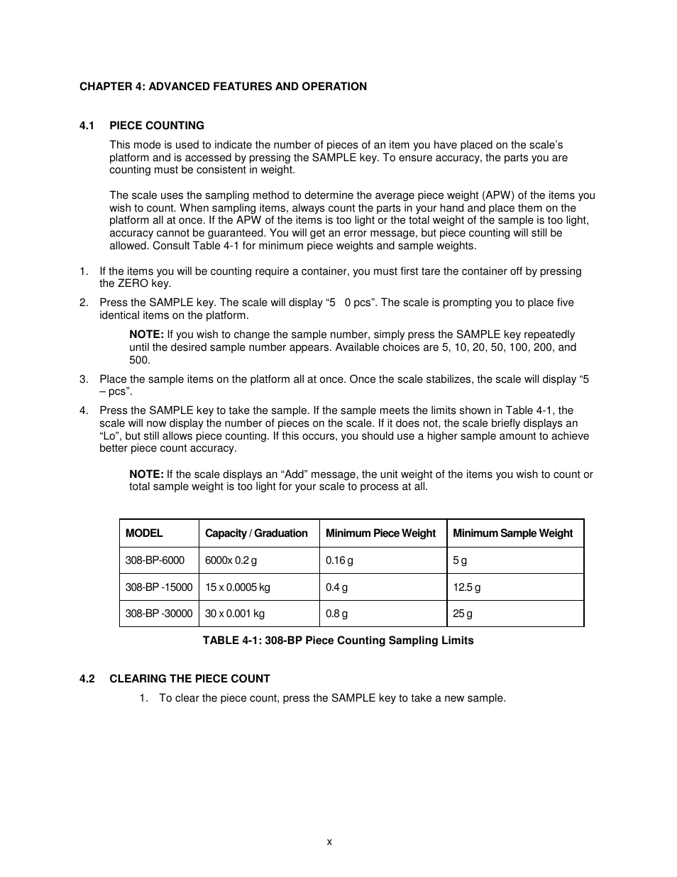 Salter Brecknell 308BP User Manual | Page 10 / 27