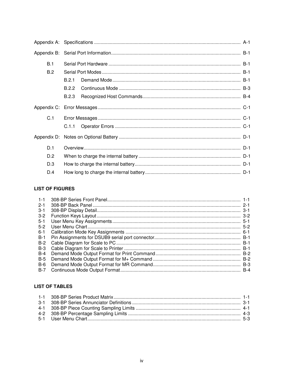 Salter Brecknell 308BP User Manual | Page 4 / 27