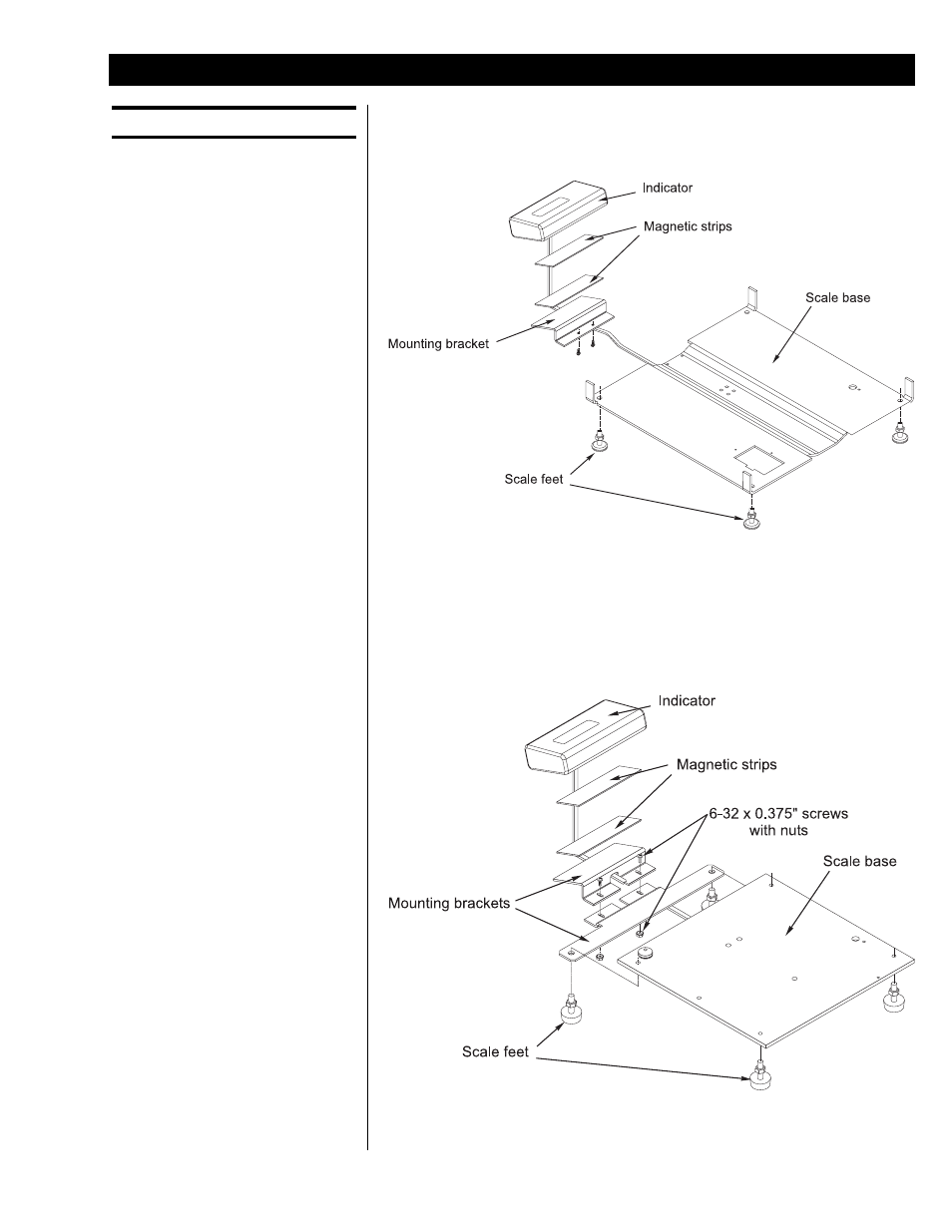 Installing the display mounting bracket | Salter Brecknell 3700LP User Manual | Page 15 / 20