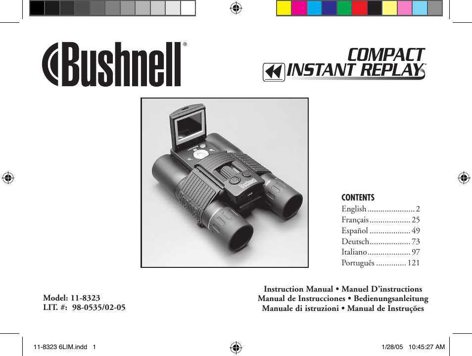 Bushnell 11-8323 User Manual | 73 pages