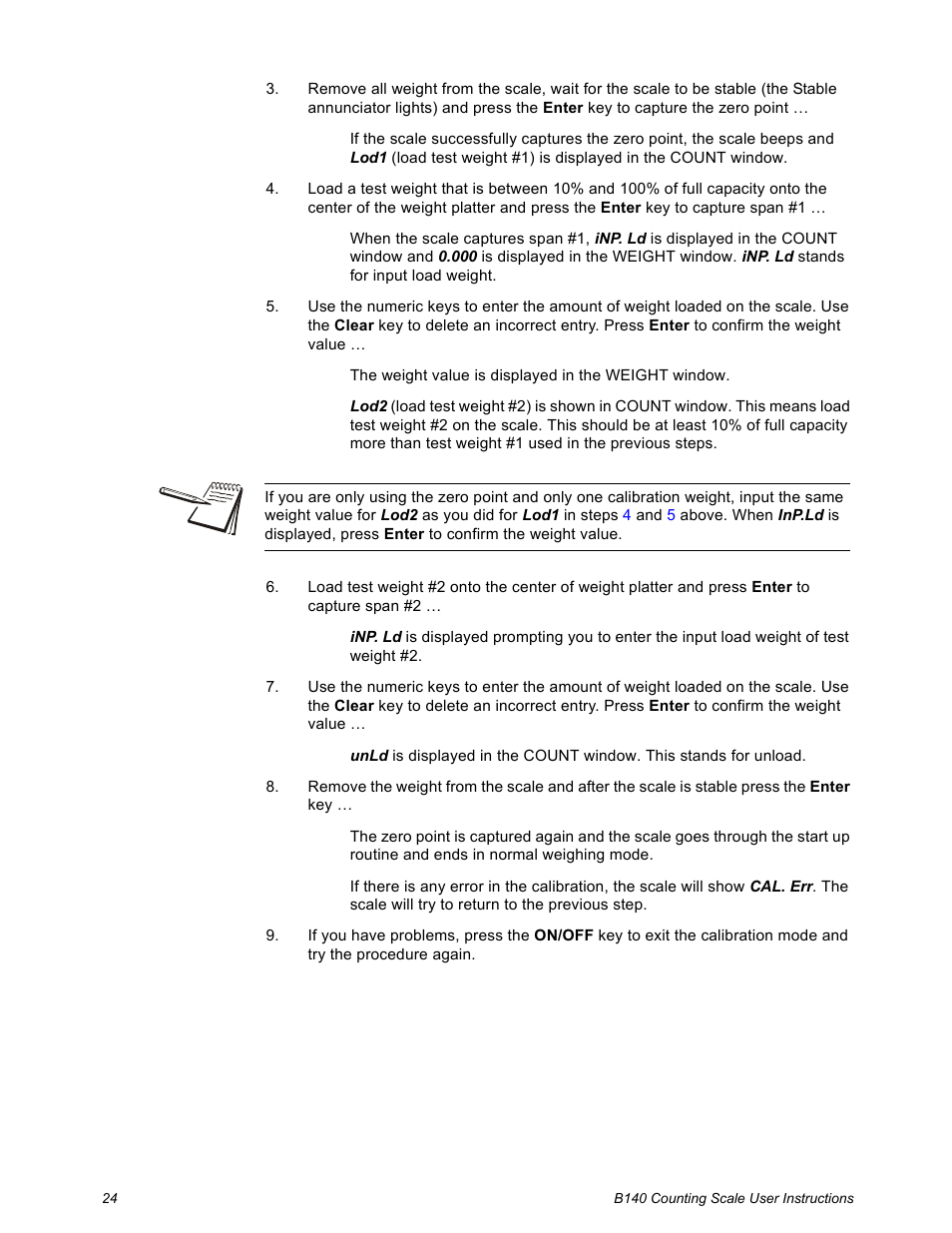 Salter Brecknell B140 User Manual | Page 24 / 32