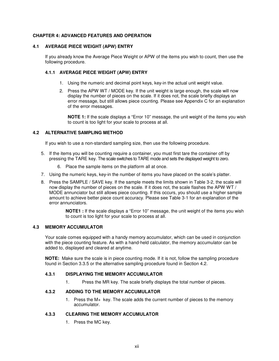 Salter Brecknell 610 User Manual | Page 12 / 23