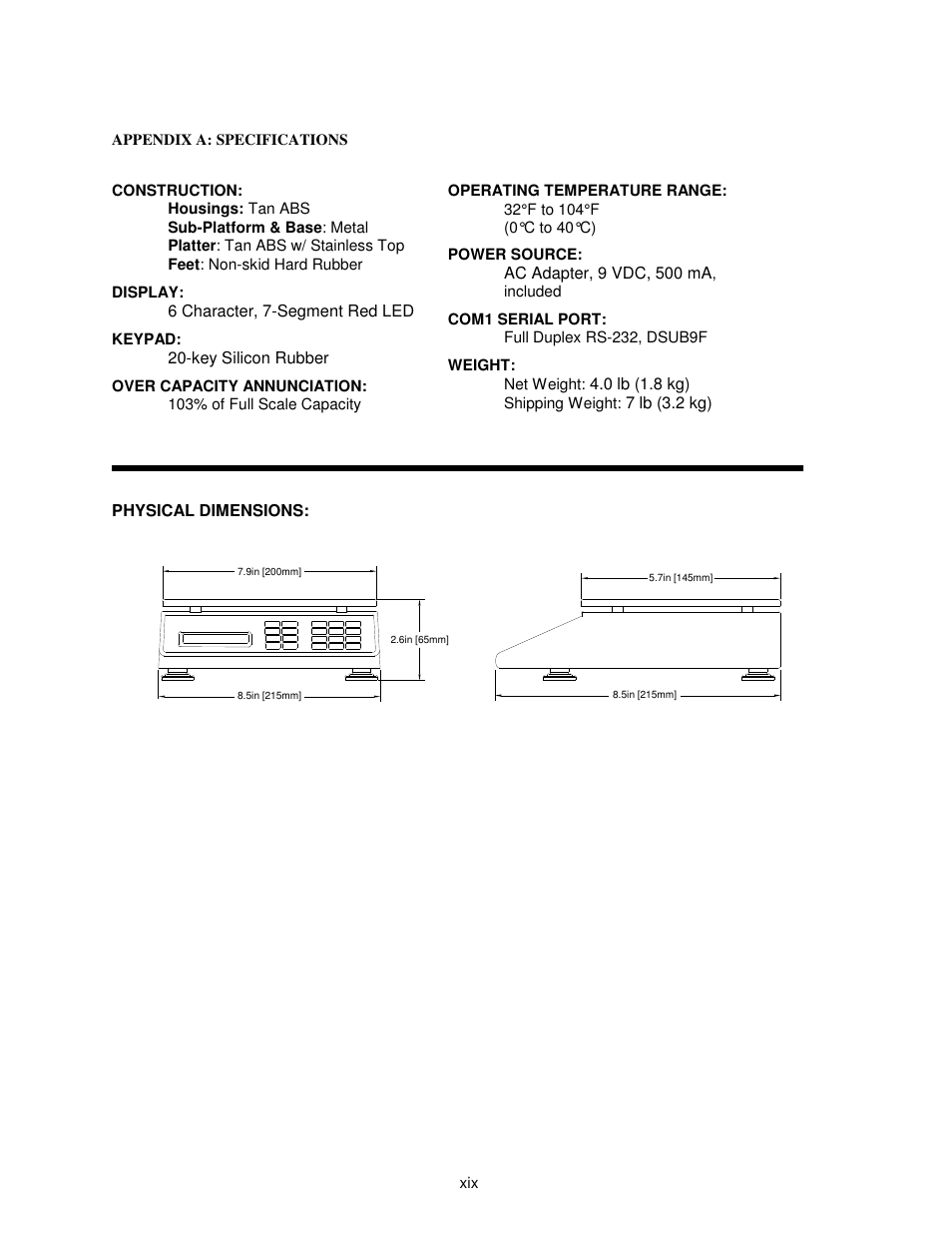 Salter Brecknell 610 User Manual | Page 19 / 23