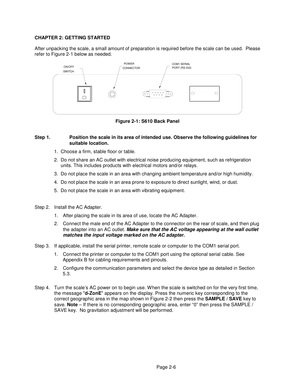 Salter Brecknell 610 User Manual | Page 6 / 23