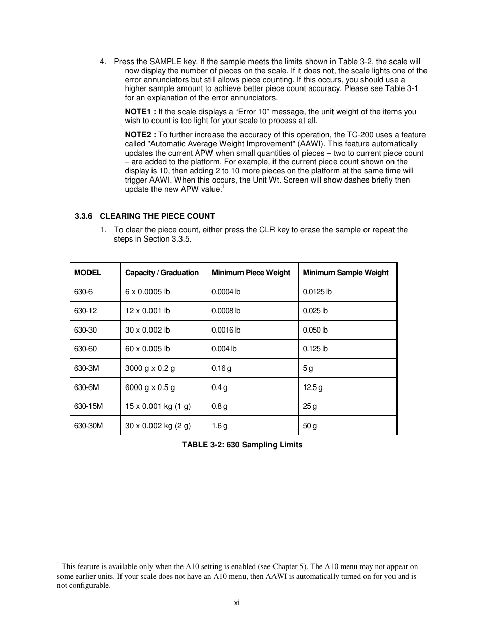 Salter Brecknell 630 User Manual | Page 11 / 24