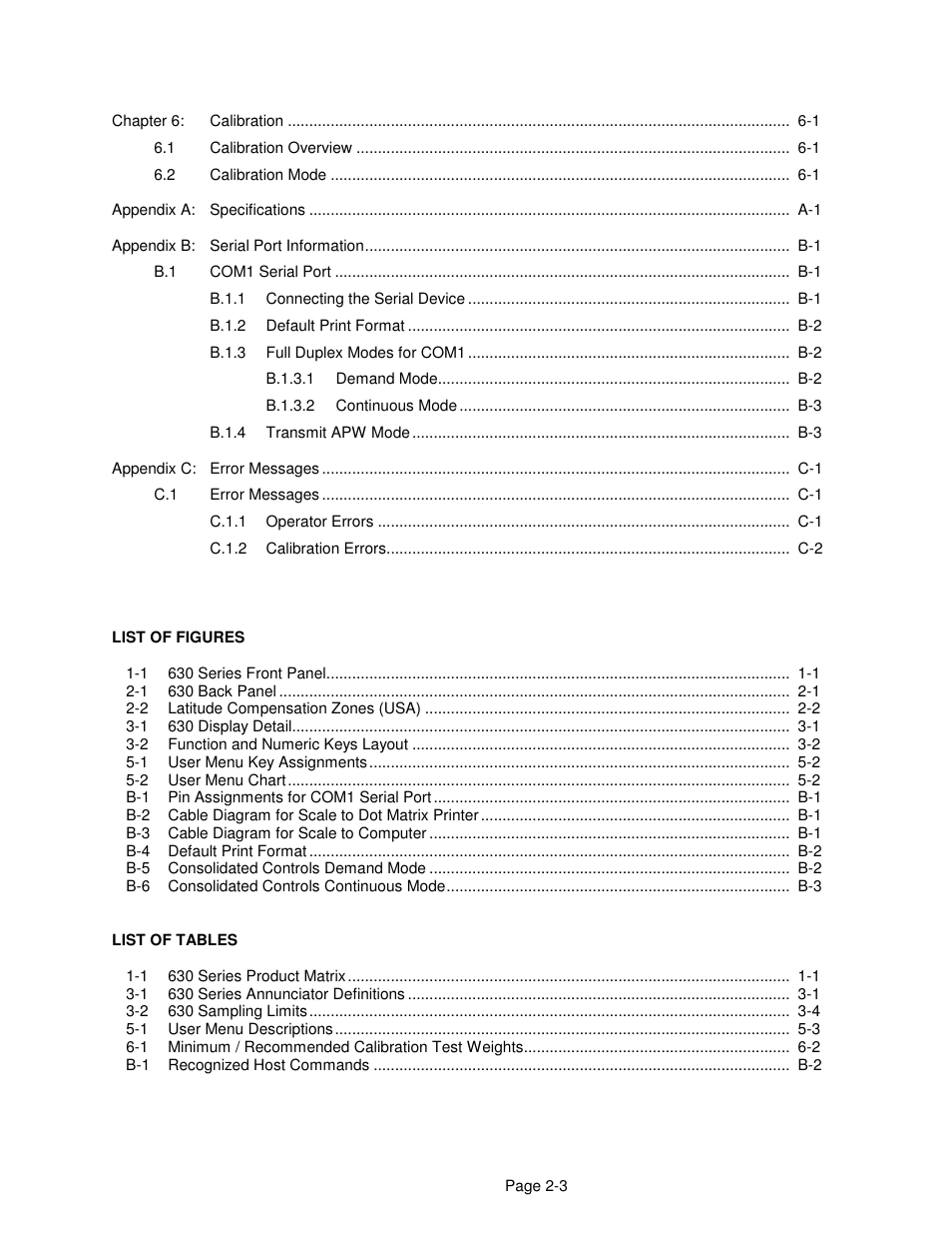 Salter Brecknell 630 User Manual | Page 3 / 24