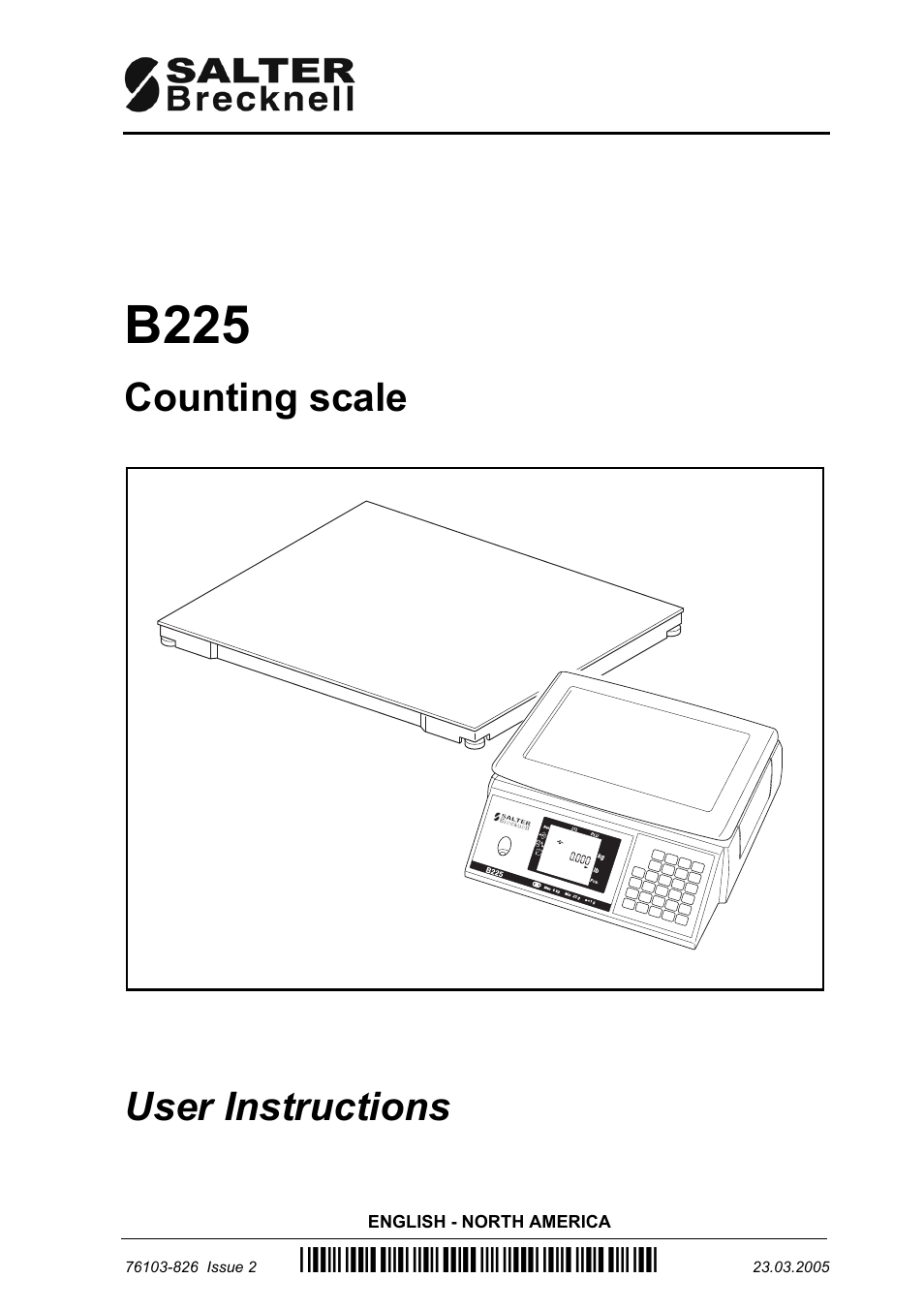 Salter Brecknell B225 User Manual | 44 pages