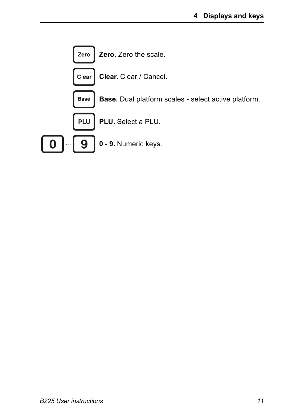 Salter Brecknell B225 User Manual | Page 11 / 44