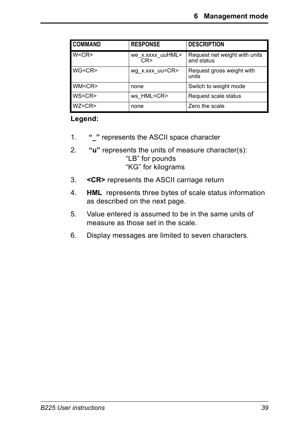 Salter Brecknell B225 User Manual | Page 39 / 44