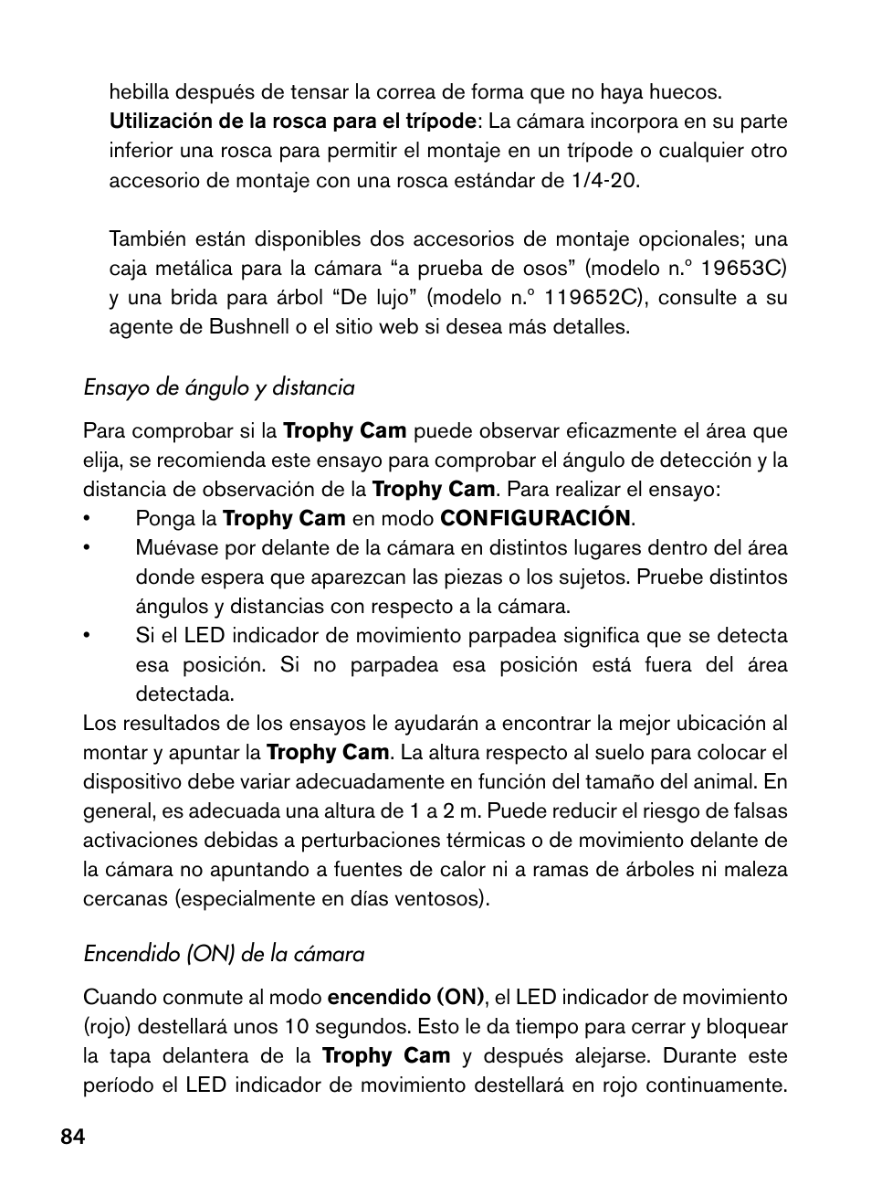 Bushnell Trophy Cam 119445 User Manual | Page 84 / 200