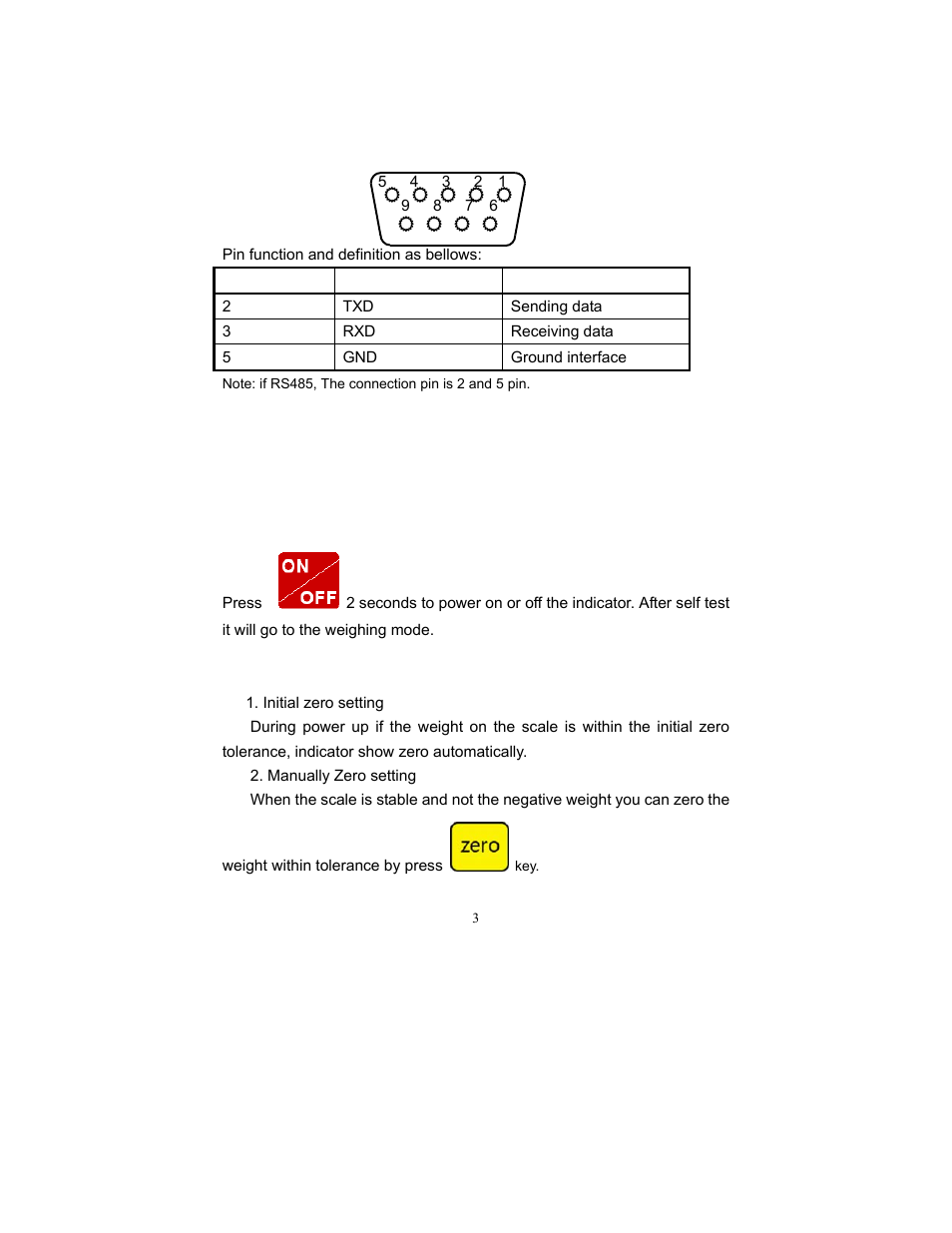 Basic operation | Salter Brecknell SBI-505 User Manual | Page 5 / 22