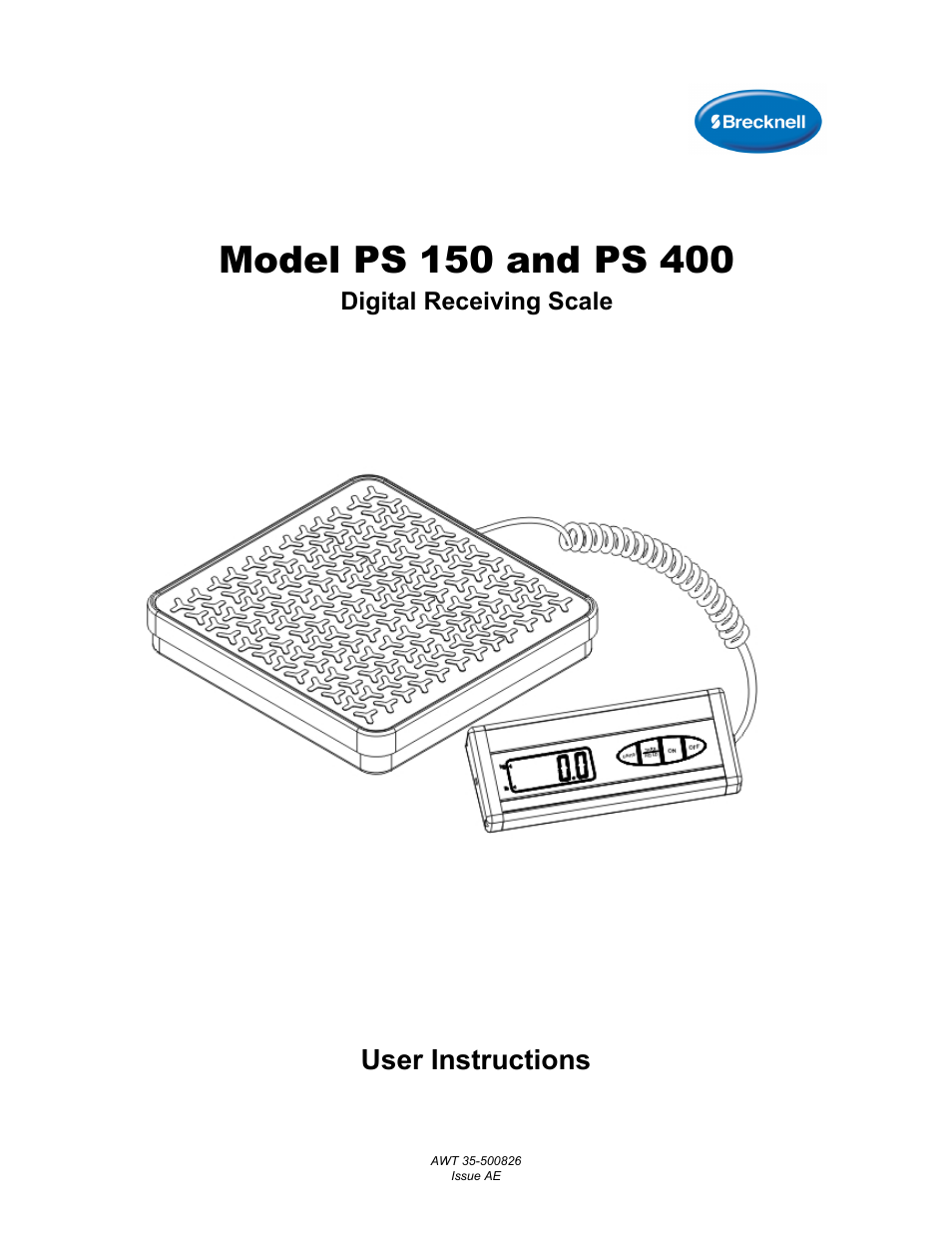 Salter Brecknell PS400 User Manual | 15 pages